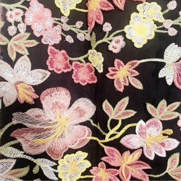 NWT Sam Edelman Embroidered Floral Mini Dress - Picture 8 of 10